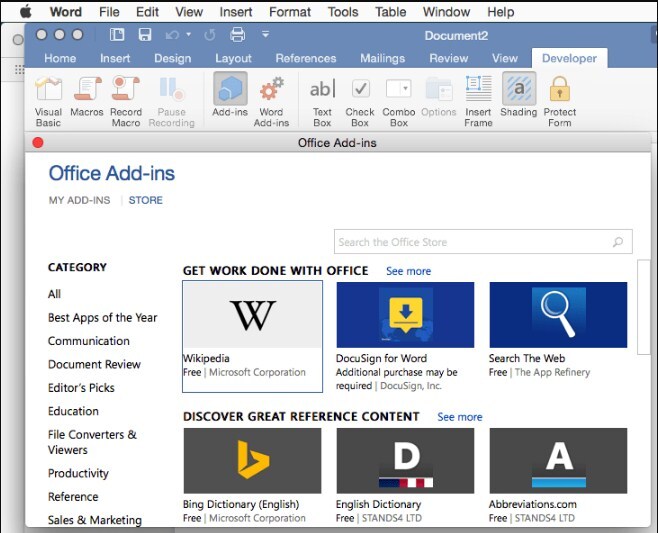 microsoft word solutions for mac